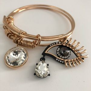 Two bangle bracelets